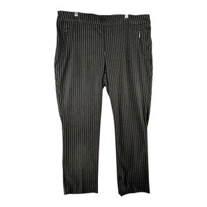 Lane Bryant The Lena Curvy Fit Slim Leg Pinstripe Pant Womens Size 14/16 Regular